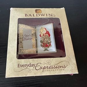 Baldwin Everyday Expressions Brass Ornaments -  Santa